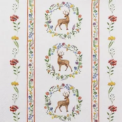 Home Fashion®, Bavarian Alps, Lunch-Servietten aufgefaltetes Maß 33 cm x 33 cm, im Viertelfalz, 20 Stück pro Pack