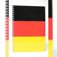 Adina Premium Collegeblock "Deutschlandfahne" A4 lin 80 Blatt 90g/qm