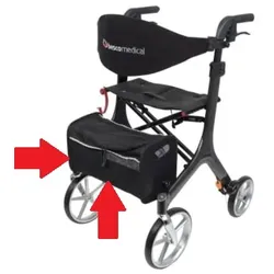 Besco Medical Netztasche für Rollator Carbon & Spring