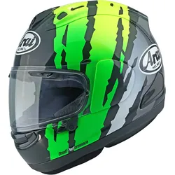 Arai RX-7V Evo Blade Helm, groen-geel, XL Voorman