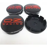 DVSWRB 4 Stück Auto Radnabenkappen für OZ Racing, ABS Radnabenabdeckung Mit Logo Auto Felgendeckel Zubehör, Mitte Felgen Abzeichen Staubschutzabdeckung, 56mm