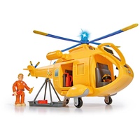SIMBA Feuerwehrmann Sam Hubschrauber Wallaby II mit Figur