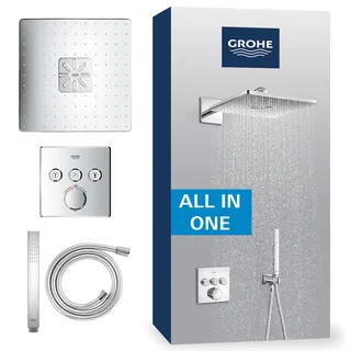 Grohe Precision SmartControl Duschsystem mit Vitalio SmartActive 310 Cube