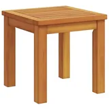 vidaXL Garten, Beistelltisch 35x35x34 cm solides Akazienholz
