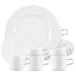 Seltmann Weiden No Limits Weiss Kaffeeservice 18tlg.