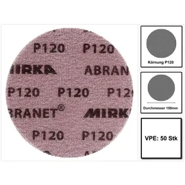 Mirka Abranet Ø 150 mm Schleifpapier 50 Stück