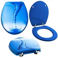 Grafner Grafner® WC Sitz mit Absenkautomatik Motiv Blue Whirl