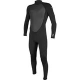 O'Neill Reactor-2 3/2 Back Zip Fullsuit Herren Neoprenanzug Wetsuit (BLK/BLK, XL