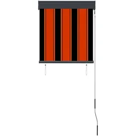 vidaXL Außenrollo 60 x 250 cm Braun/Orange