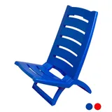 Kreher Klappstuhl Klappbarer Strandstuhl in verschiedenen Farben blau