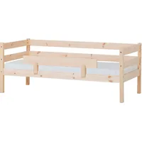 Hoppekids Einzelbett »ECO Comfort Kinderbett, Kiefer Massivholz, Jugendbett inkl. Rollrost«, 70x160 cm, wahlweise in verschieden Farben/ Matratze/ Absturzsicherung, beige