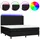 vidaXL Boxspringbett 180 x 200 cm Schwarz