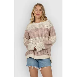 Salty Crew Signal Crew Pullover Mushroom XS