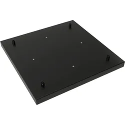 Calex | Deckenplatte aus Metall | 40x40cm | 4 Löcher | Mattschwarz