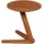 Wohnling Beistelltisch rund Massivholz sheesham 45,0 x 45,0 x 50,0 cm, 1 St.