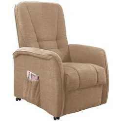 Relaxsessel Harry Hellbraun Nylon/Struktur
