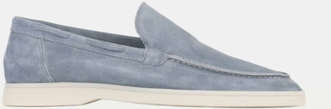 Slipper aus Velours Blau 43