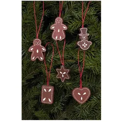 Christian Ulbricht Baumbehang Minilebkuchen braun 3,5 / 4,5 cm, Lieferung 1 Stück aus Sortiment