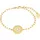 s.Oliver Armband 925 Sterling Silber goldfarben 2027622 Größe 18