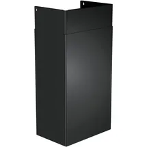 Franke 112.0285.288 Kaminabdeckung, Stahl, Schwarz