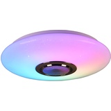 Trio Reality LED-Deckenleuchte Musica RGB-Farbwechsel, Bluetooth-Lautsprecher,