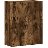 vidaXL Aktenschrank Räuchereiche 60x32x77,5 cm Holzwerkstoff