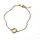 Pandora Damen-Armband mit Perle goldfarben 563830C01 Größe 18 cm
