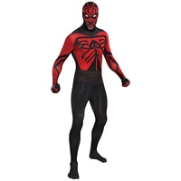 Darth Maul Second Skin Suit Star Wars Kostüm schwarz rot XL