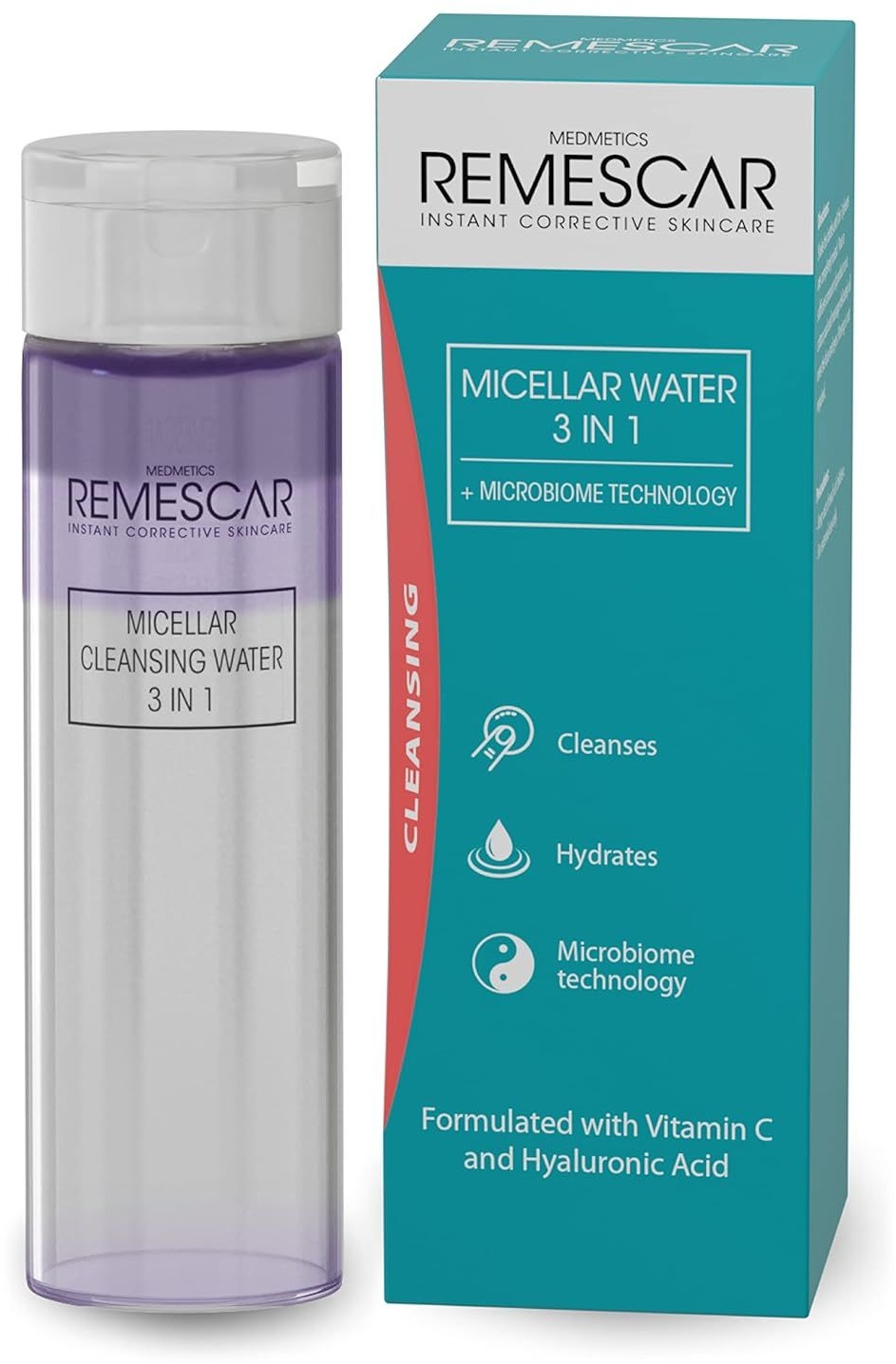 Remescar Mizellenwasser 3-in-1-Reinigungswasser 200 ml