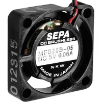 Sepa MFB25B12 Axiallüfter 12 V/DC 23 l/min (L x