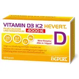 Hevert-Arzneimittel Vitamin D3 K2 Hevert+Calcium u.Magnes.4000 IE