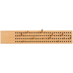 We Do Wood - Scoreboard Garderobe groß, horizontal, Eiche natur