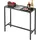 Vevor Bistrotisch 100 x 37,5 x 98 cm Schwarz