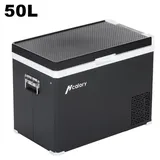 Mobile Kompressor Kühlbox 50L - Dual Zone Auto Kühl- und Gefrierbox - 12V -20 bis 20°C - App Steuerung - Camping