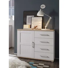 Bega Consult GmbH & Co.KG Internationale Handelsagentur Kommode ROMANCE 93 x 100 x 45 cm Braun / Weiß
