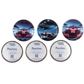 School-Mood 6er Patchy-Set Rennwagen