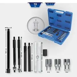 BRILLIANT TOOLS Abzieher-Satz für Kugellager 10-tlg. (BT631050)