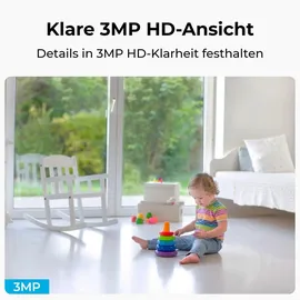 Reolink E1 3MP WLAN Kamera Weiß