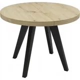 ARTISAN 100/200 runder Ausziehtisch mit dicken Beinen