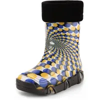 Ladeheid Kinder Mädchen Jungen Gummistiefel Gefüttert Swk2021 (Muster-52, 25/26