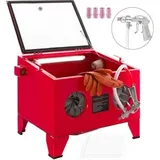 Arebos Sandstrahlgerät, Sandstrahlkabine, Luftverbrauch: 150 l/min