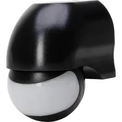 Kopp 823815014 INFRAcontrol R 180°, Bewegungsmelder, 3-Draht Gerät, Farbe: schwarz