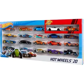 Hot Wheels H7045 - Hot Wheels 20er Pack Geschenkset 1:64