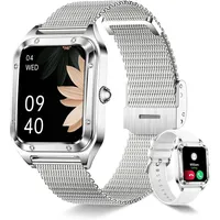 Betatree Smartwatch Damen 1.85 Zoll mit Telefonfunktion, WhatsApp, 110+ Sportmodi, Fitness-Tracker, Herzfrequenz, SpO2 & Schlafmonitor