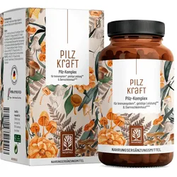 Pilzkraft: Pilz-Komplex für Immunsystem*, geistige Leistung** & Darmschleimhaut*** 120 St
