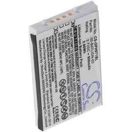 AccuCell Akku passend für Opticon OPL-7724, OPL-7734, OPL-9700, OPL-9712, OPL-9713, OPL-9723, OPL-9724, OPL-9725, OPL-9727, OPL-9728, 02-BATLION-03, 11267, ORBLIOP0012