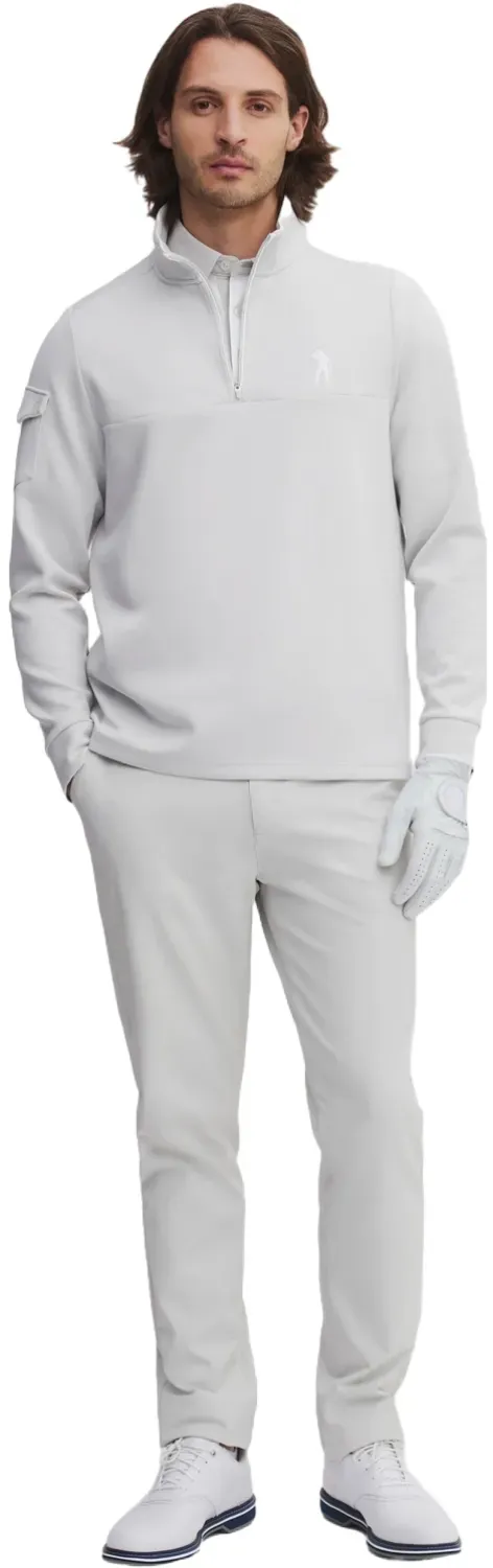 Seve Layer Icon Pivot 1/4 Zip, hellgrau