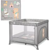 Lorelli Reiselaufstall Play`n Relax Matratze, Tragetasche, seitliche Öffnung grau