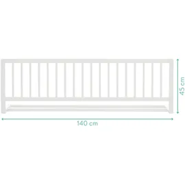 fillikid Bettschutzgitter Lilly 140/45 cm Weiß