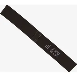 Mini-Elastikband Textil Widerstand 7 kg - schwarz EINHEITSGRÖSSE